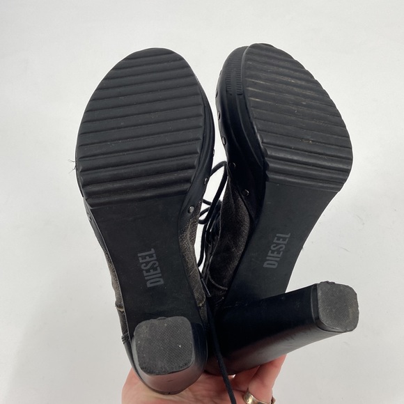 Sold❌❌❌Diesel industry denim platform heels - Picture 5 of 13